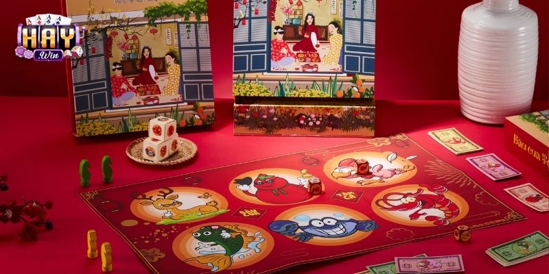 Không khí sôi động tại bàn bầu cua với nhiều người tham gia