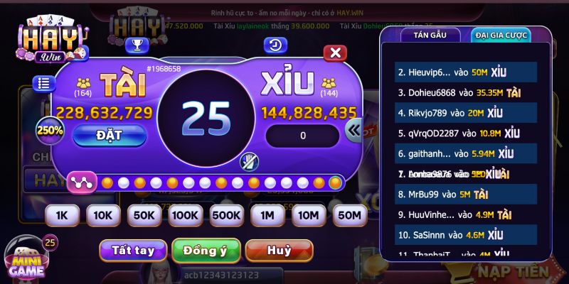 Sicbo nằm trong top game bài đổi thưởng đáng thử sức
